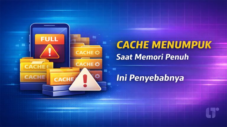 Cache menumpuk menyebabkan HP lemot