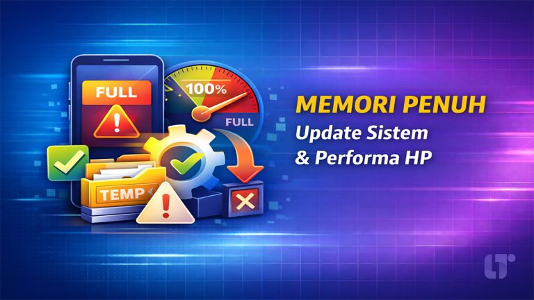 Memori penuh memengaruhi update sistem HP