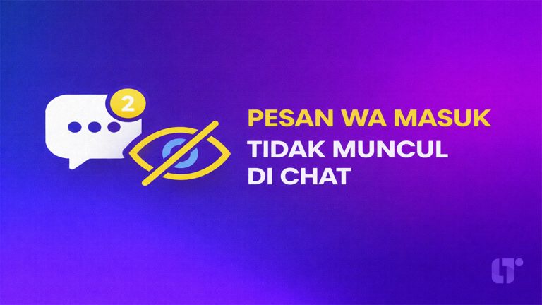 Pesan WhatsApp masuk tapi tidak tampil di daftar chat
